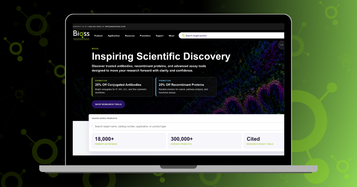 Explore the New Bioss Website: Built to Support Every Step of Your Research