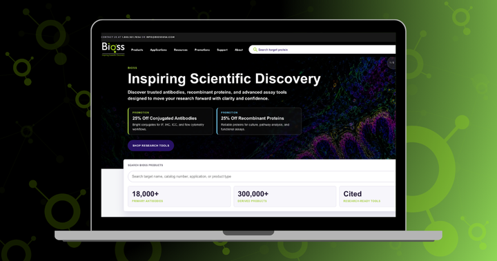 Explore the New Bioss Website: Built to Support Every Step of Your Research