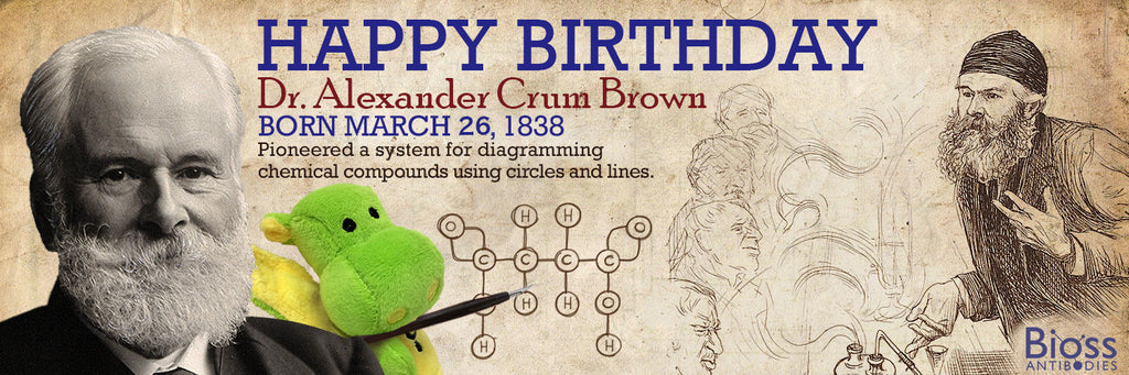 Happy Birthday Alexander Crum Brown!